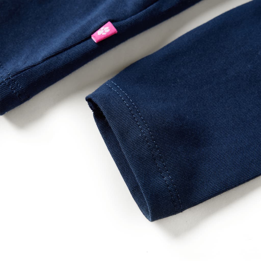 Μπλουζάκι Παιδικό Μακρυμάνικο Ναυτικό Μπλε 128 - PAKOBAZAAR