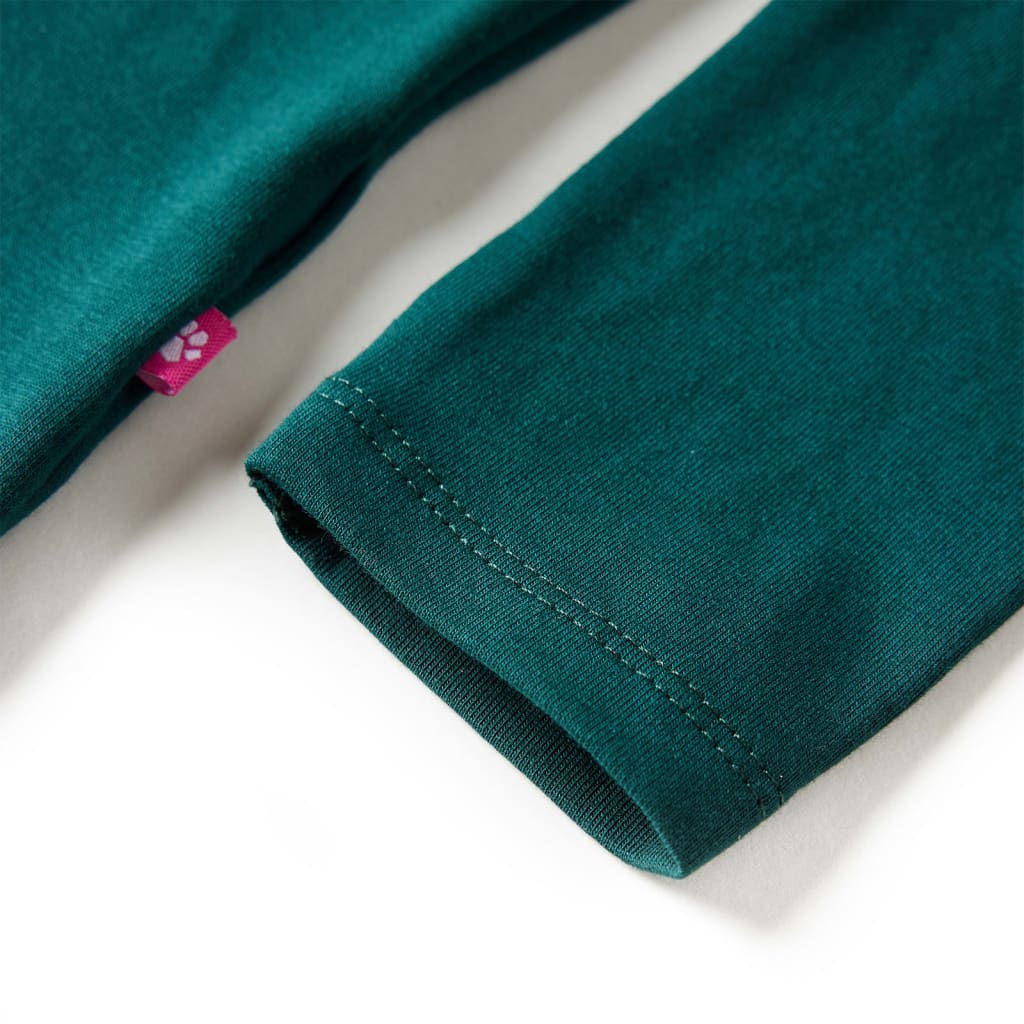 Μπλουζάκι Παιδικό Μακρυμάνικο Σκούρο Πράσινο 116 - PAKOBAZAAR