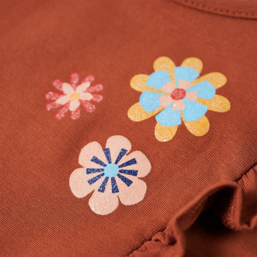 Μπλουζάκι Παιδικό Μακρυμάνικο Κονιάκ 128 - PAKOBAZAAR