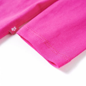 Μπλουζάκι Παιδικό Μακρυμάνικο Σκούρο Ροζ 92