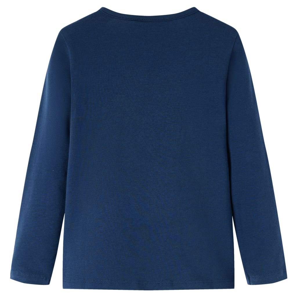 Μπλουζάκι Παιδικό Μακρυμάνικο Ναυτικό Μπλε 128 - PAKOBAZAAR