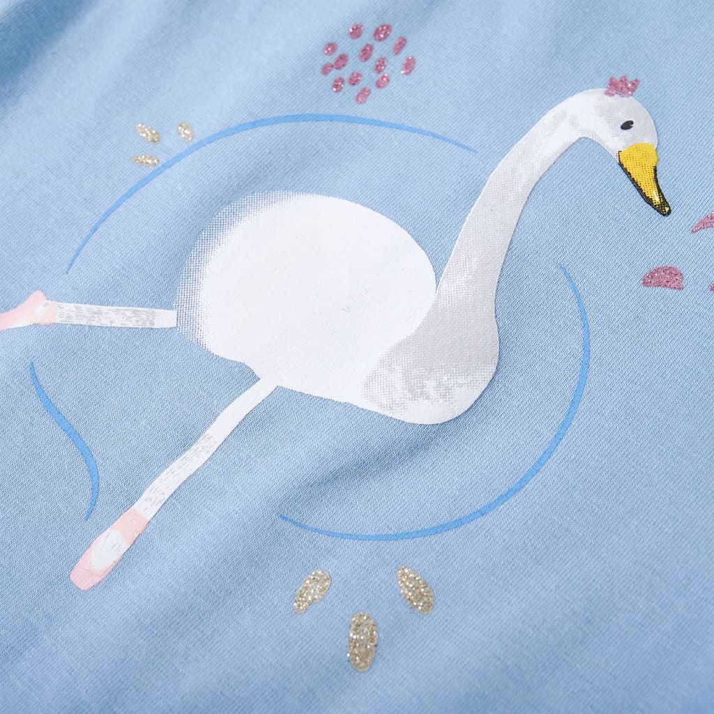 Μπλουζάκι Παιδικό Μακρυμάνικο Ανοιχτό Μπλε 140 - PAKOBAZAAR