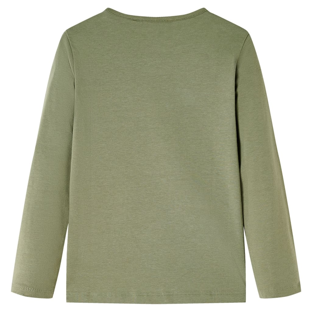 Μπλουζάκι Παιδικό Μακρυμάνικο Χακί 128 - PAKOBAZAAR