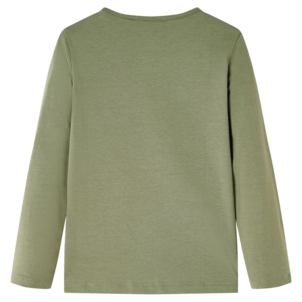 Μπλουζάκι Παιδικό Μακρυμάνικο Χακί 140 - PAKOBAZAAR