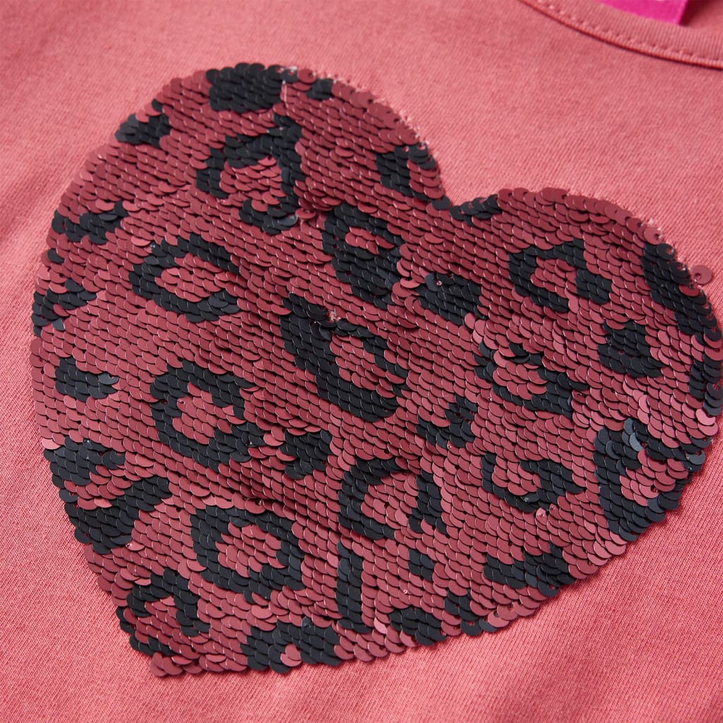 Μπλουζάκι Παιδικό Μακρυμάνικο Παλαιωμένο Ροζ 92 - PAKOBAZAAR