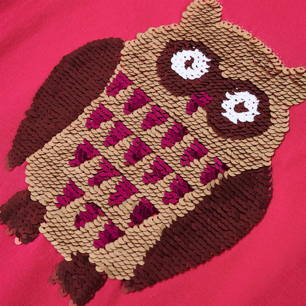 Μπλουζάκι Παιδικό Μακρυμάνικο Έντονο Ροζ 116 - PAKOBAZAAR