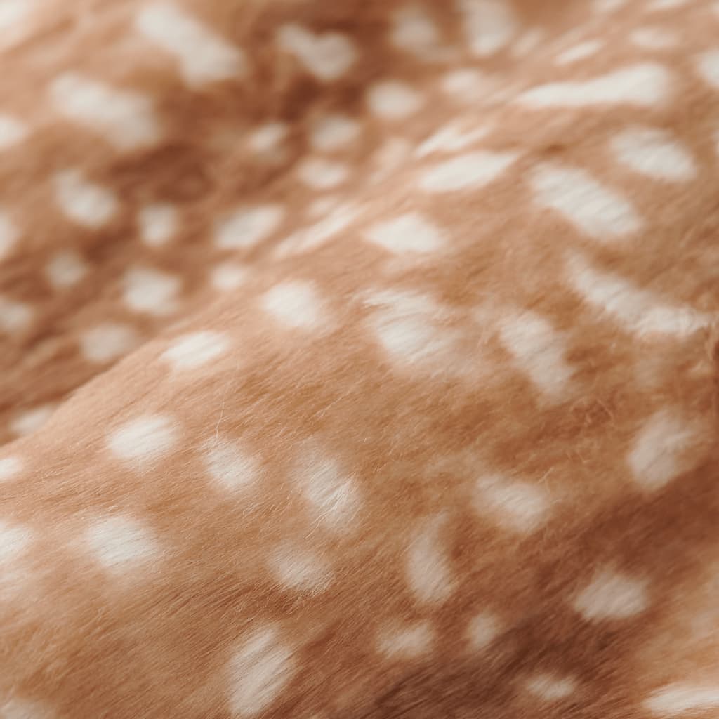 Παλτό Παιδικό Κονιάκ 116 από Συνθετική Γούνα - PAKOBAZAAR