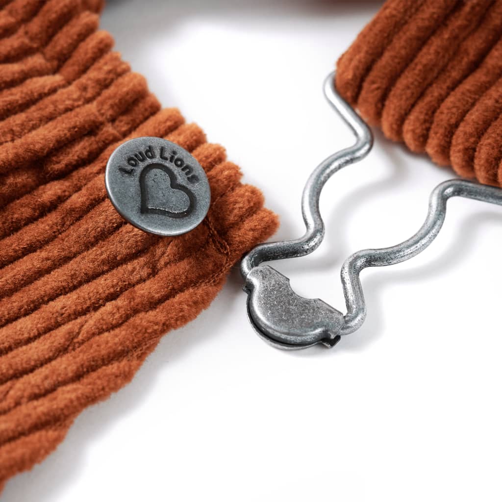 Σαλοπέτα Φούστα Παιδική Κονιάκ 128 Κοτλέ - Pakobazaar