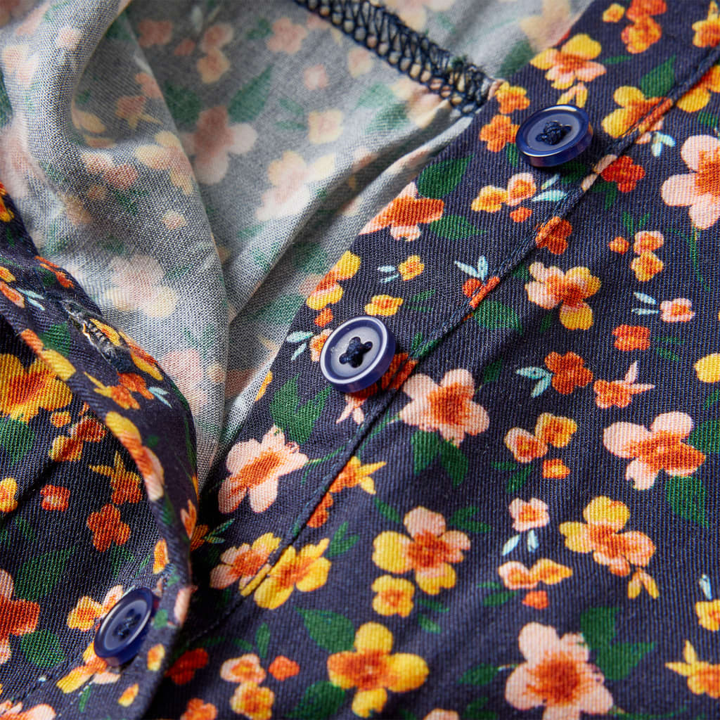 Φόρεμα Παιδικό Μακρυμάνικο Ναυτικό Μπλε 128 - PAKOBAZAAR