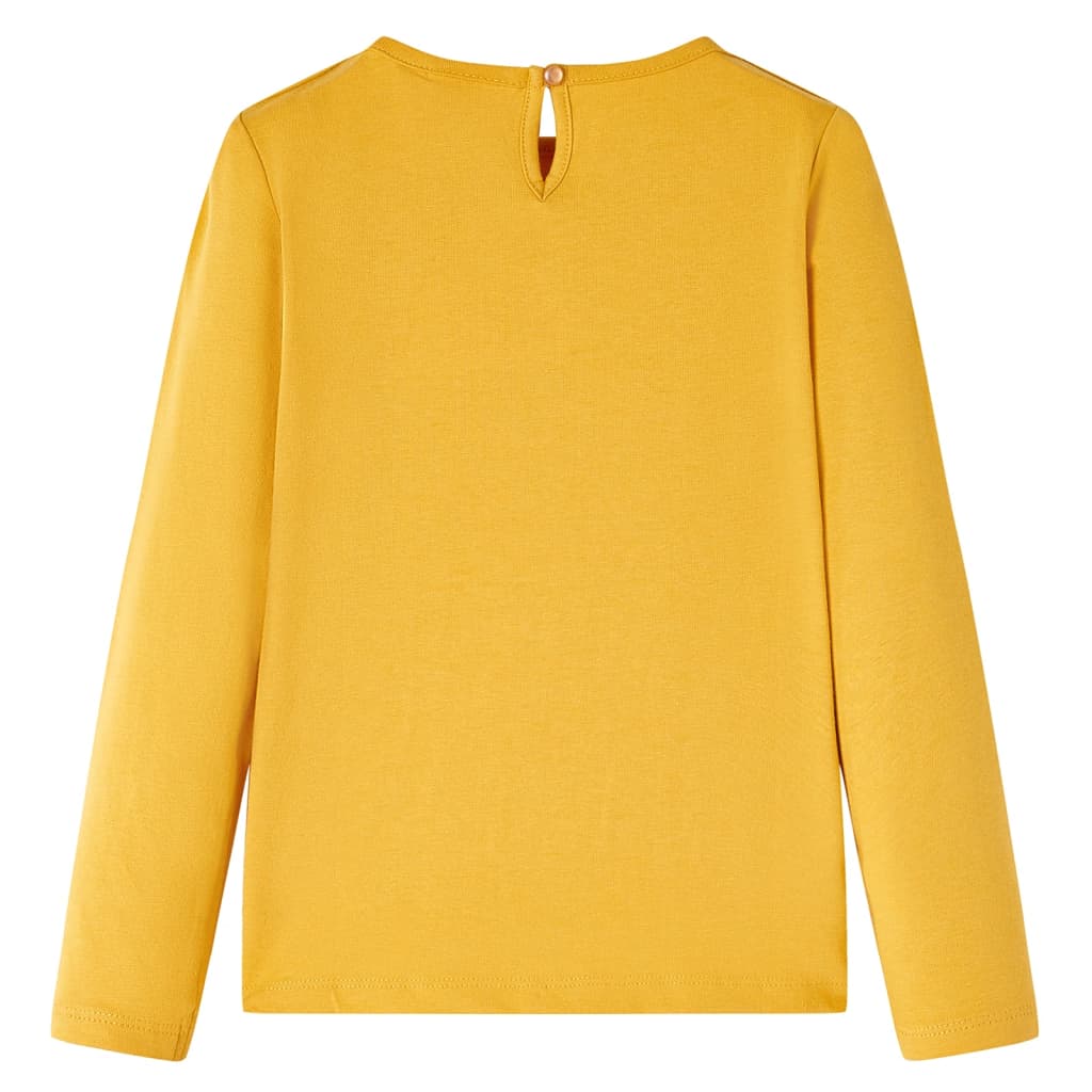 Μπλουζάκι Παιδικό Μακρυμάνικο Ώχρα 128 - PAKOBAZAAR