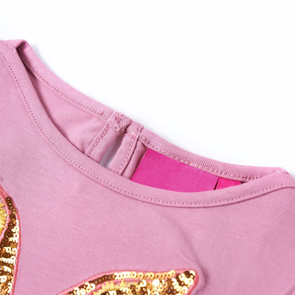 Μπλουζάκι Παιδικό Μακρυμάνικο Burnt Ροζ Χρώμα 116 - PAKOBAZAAR