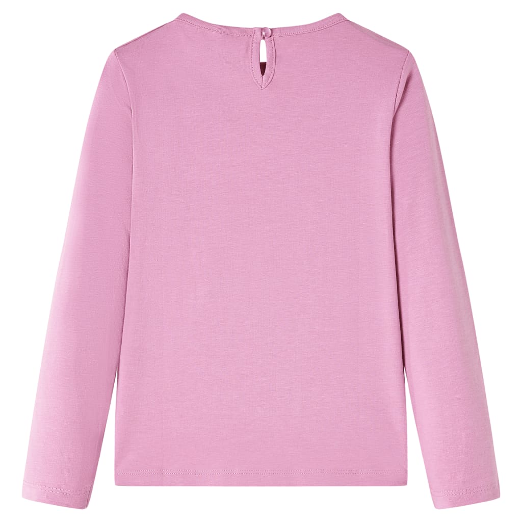 Μπλουζάκι Παιδικό Μακρυμάνικο Burnt Ροζ Χρώμα 140