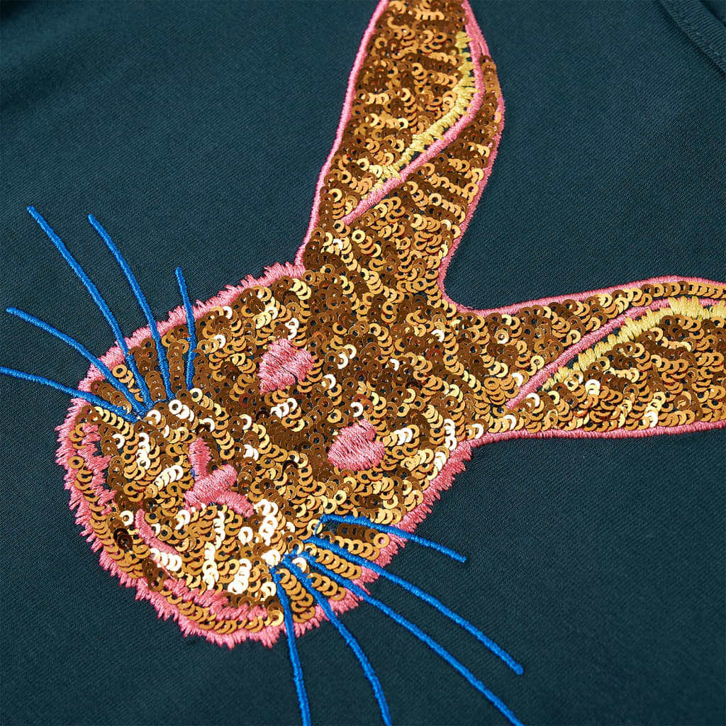 Μπλουζάκι Παιδικό Μακρυμάνικο Σκούρο Πράσινο 92 - PAKOBAZAAR