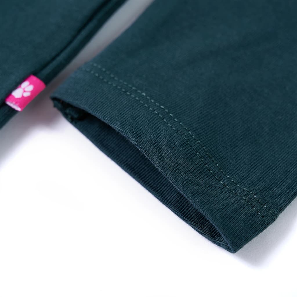 Μπλουζάκι Παιδικό Μακρυμάνικο Σκούρο Πράσινο 92 - PAKOBAZAAR