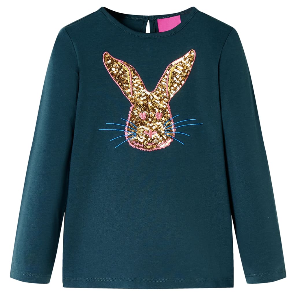 Μπλουζάκι Παιδικό Μακρυμάνικο Σκούρο Πράσινο 128 - PAKOBAZAAR