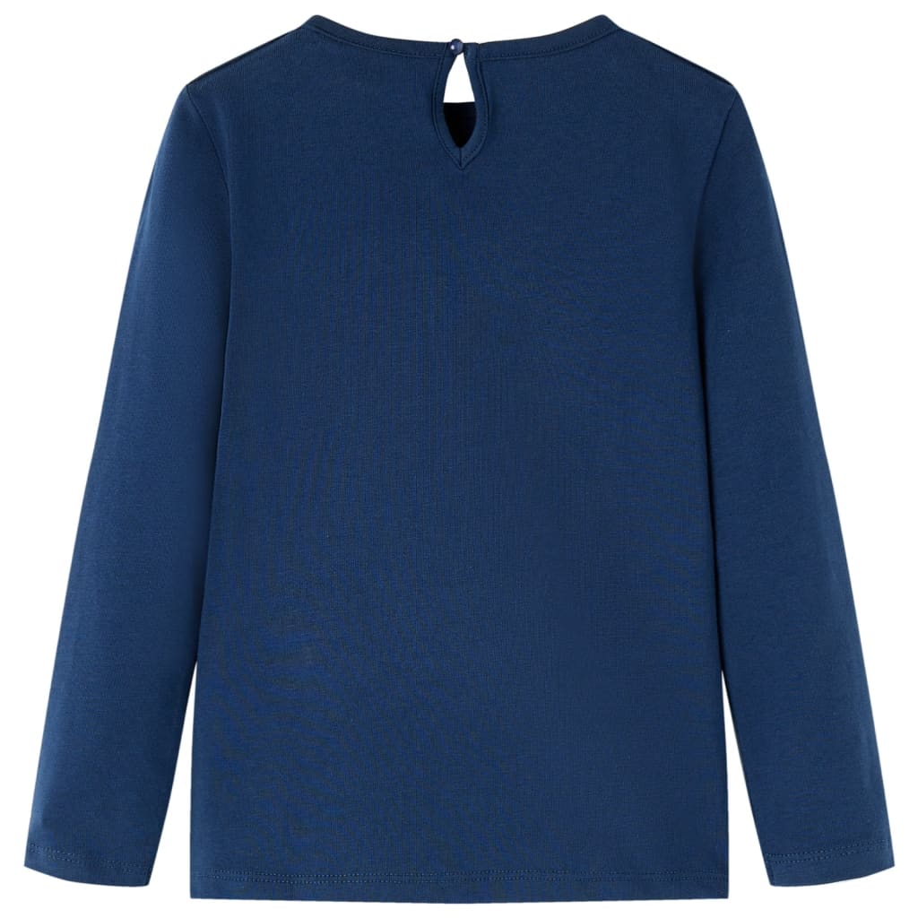 Μπλουζάκι Παιδικό Μακρυμάνικο Ναυτικό Μπλε 116 - PAKOBAZAAR