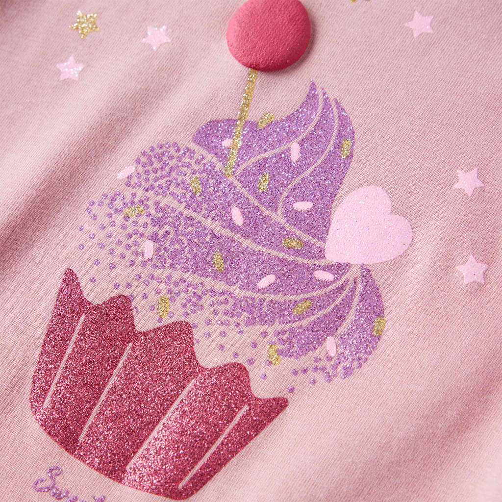 Μπλουζάκι Παιδικό Μακρυμάνικο Ανοιχτό Ροζ 92 - PAKOBAZAAR