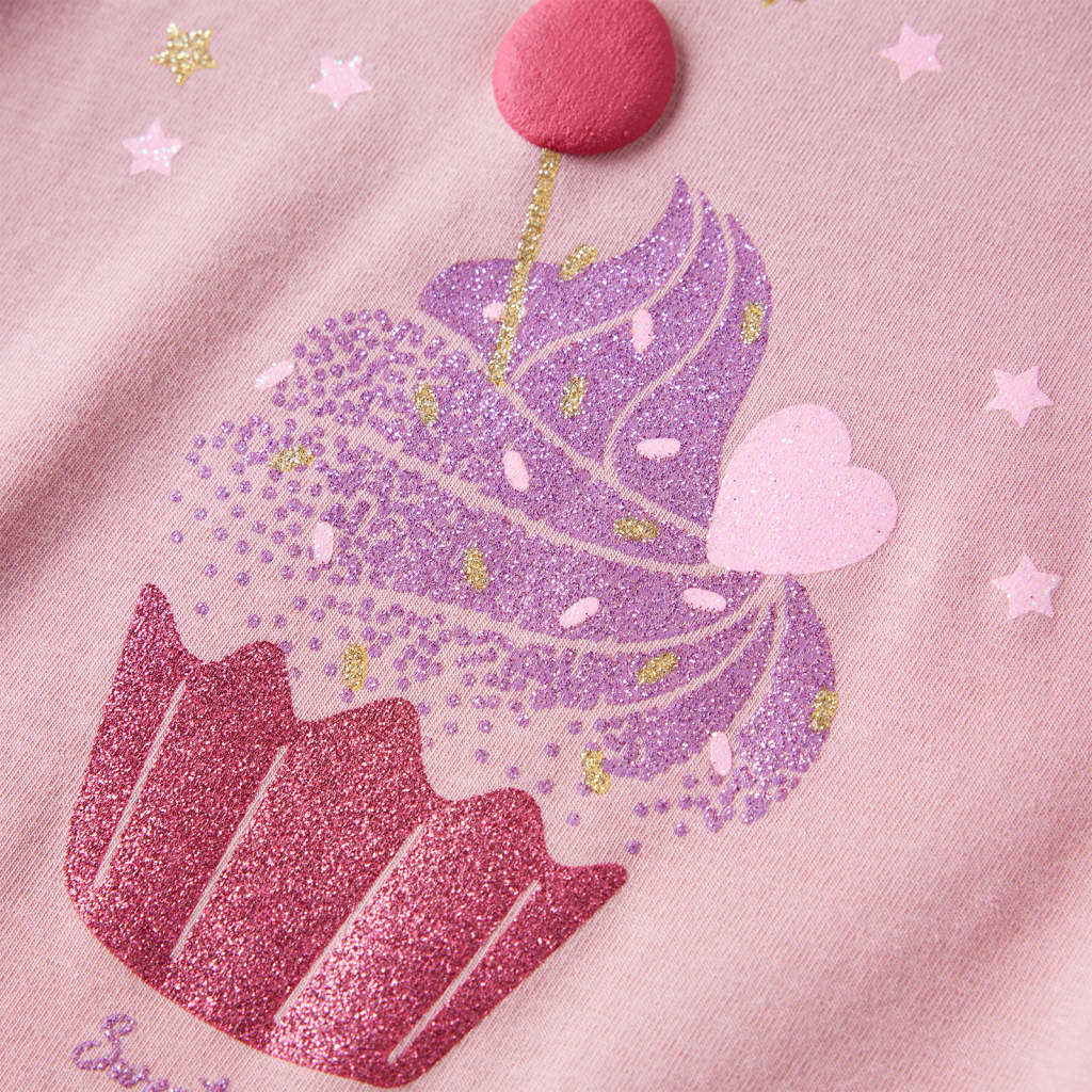 Μπλουζάκι Παιδικό Μακρυμάνικο Ανοιχτό Ροζ 116 - PAKOBAZAAR