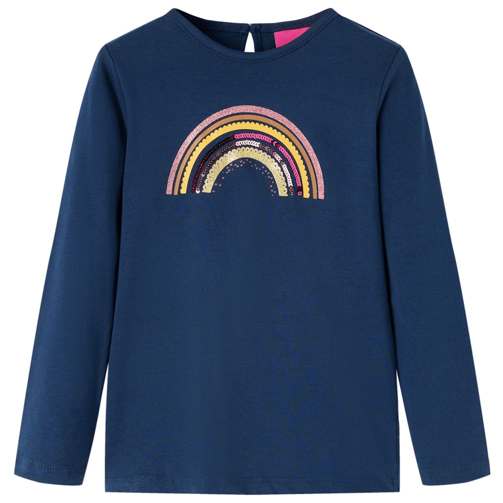 Μπλουζάκι Παιδικό Μακρυμάνικο Ναυτικό Μπλε 104 - PAKOBAZAAR