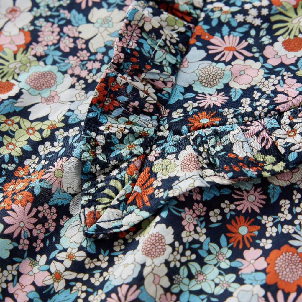 Πουκάμισο Παιδικό Μακρυμάνικο Σκούρο Μπλε 140