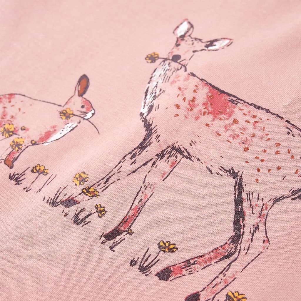 Μπλουζάκι Παιδικό Μακρυμάνικο Ροζ 116 - Pakobazaar