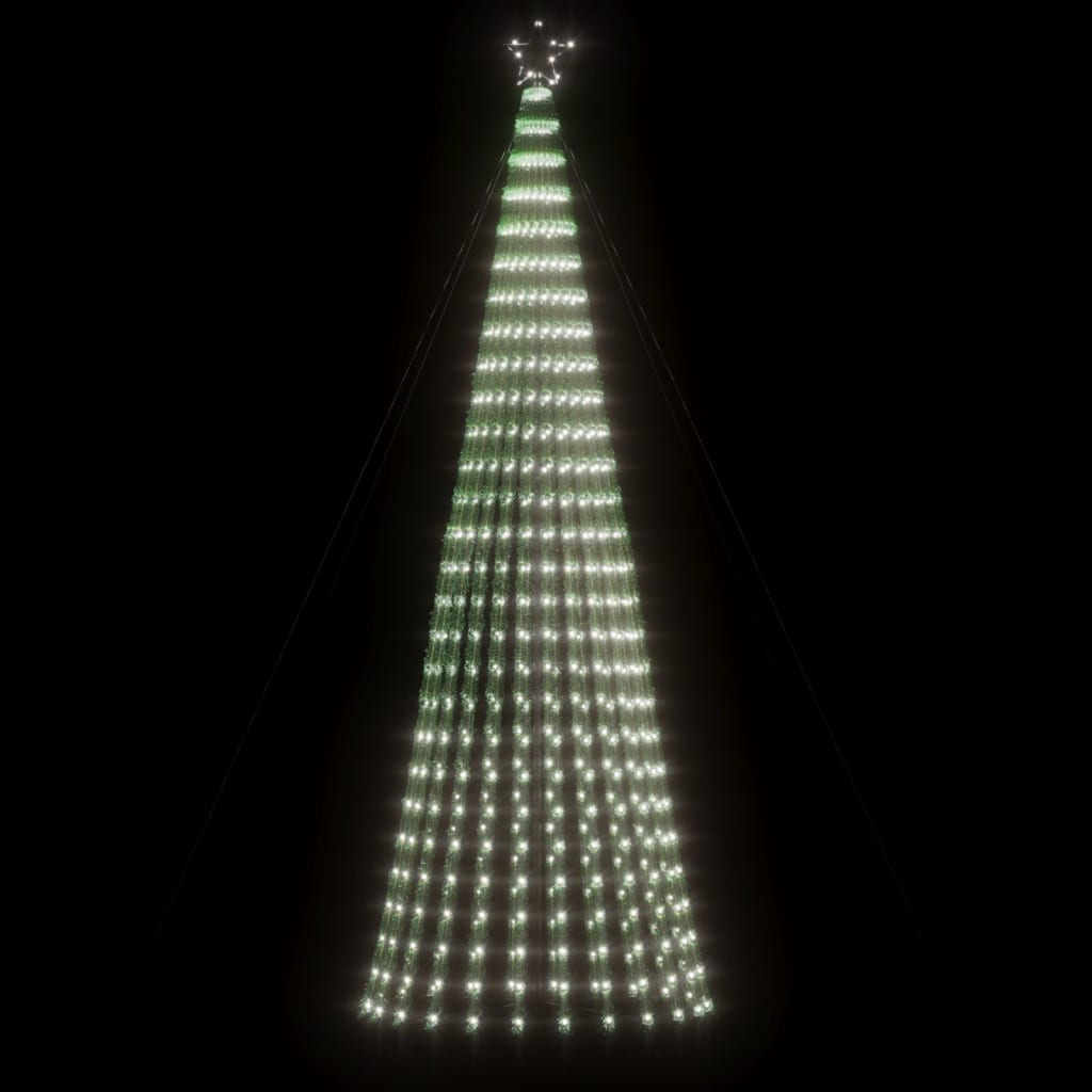 Χριστουγεννιάτικο δέντρο LED 688 LED Ψυχρό Λευκό 300 εκ.