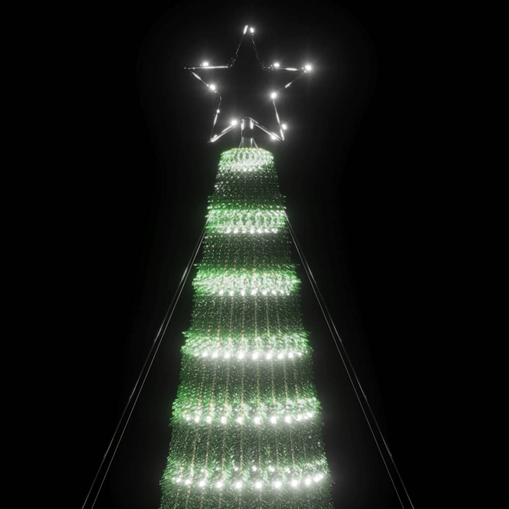 Χριστουγεννιάτικο δέντρο LED 688 LED Ψυχρό Λευκό 300 εκ.