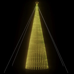 Χριστουγεννιάτικο δέντρο LED 1544 LED Ζεστό Λευκό 500 εκ.