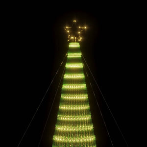 Χριστουγεννιάτικο δέντρο LED 1544 LED Ζεστό Λευκό 500 εκ.