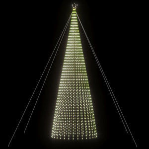 Χριστουγεννιάτικο δέντρο LED 1544 LED Ψυχρό Λευκό 500 εκ.