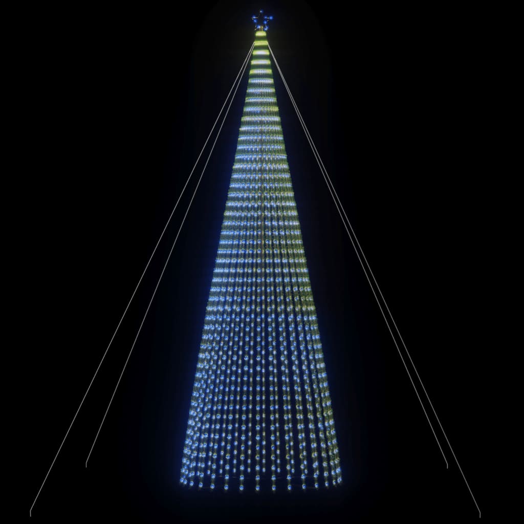 Χριστουγεννιάτικο δέντρο LED 1544 LED μπλε 500 εκ. - Pakobazaar