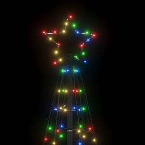Χριστουγεννιάτικο δέντρο LED με καρφιά 220 LED πολύχρωμα