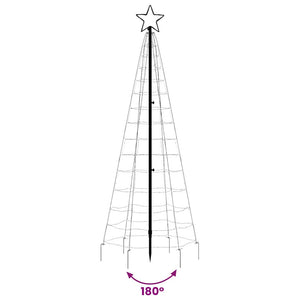 Χριστουγεννιάτικο δέντρο LED με καρφιά 220 LED πολύχρωμα