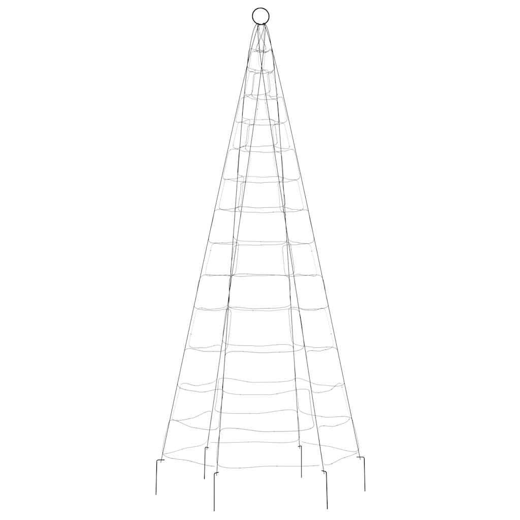 Χριστουγεννιάτικο δέντρο LED 200 LED Ψυχρό Λευκό 180 εκ.