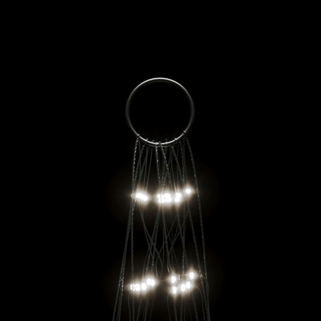 Χριστουγεννιάτικο δέντρο LED 550 LED Ψυχρό Λευκό 300 εκ.