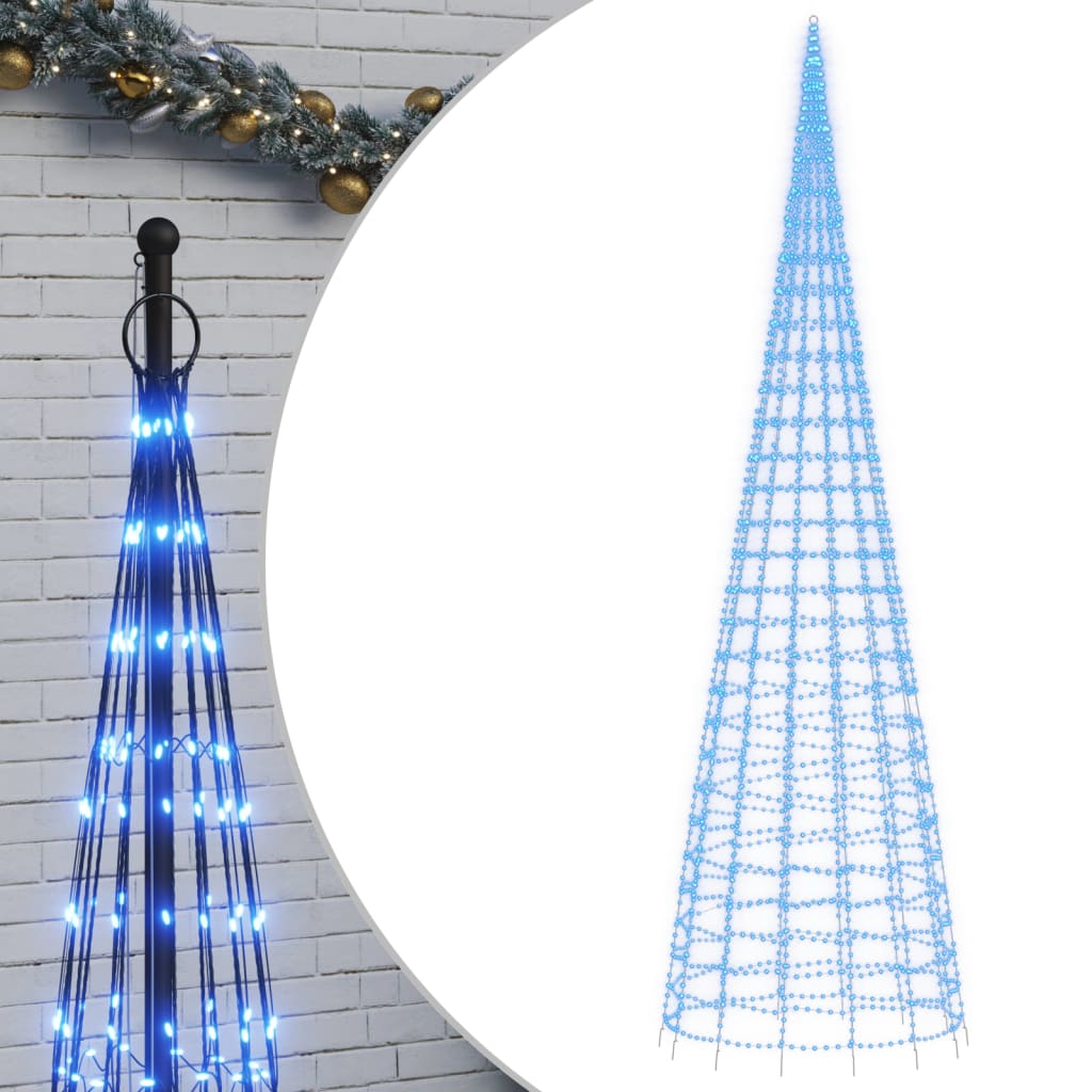 Χριστουγεννιάτικο δέντρο LED 3000 LED Μπλε 800 εκ.