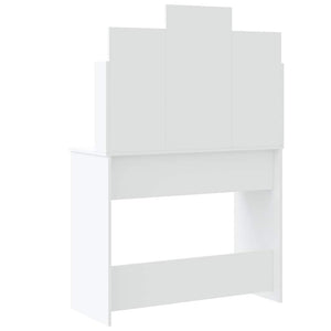 Μπουντουάρ με LED Φώτα Λευκό 96x40x142 εκ. - Pakobazaar