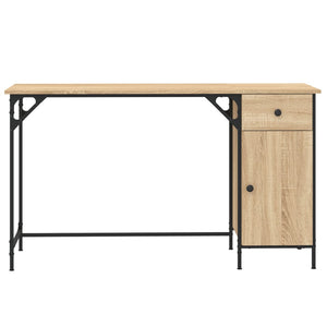 Γραφείο Υπολογιστή Sonoma Δρυς 131x48x75 εκ. Επεξεργασμένο Ξύλο - Pakobazaar