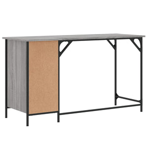 Γραφείο Υπολογιστή Γκρι Sonoma 131x48x75 εκ. Επεξεργασμένο Ξύλο