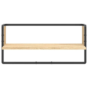 Ράφι Τοίχου με Μπάρα Sonoma Δρυς 65x25x30 εκ. - Pakobazaar