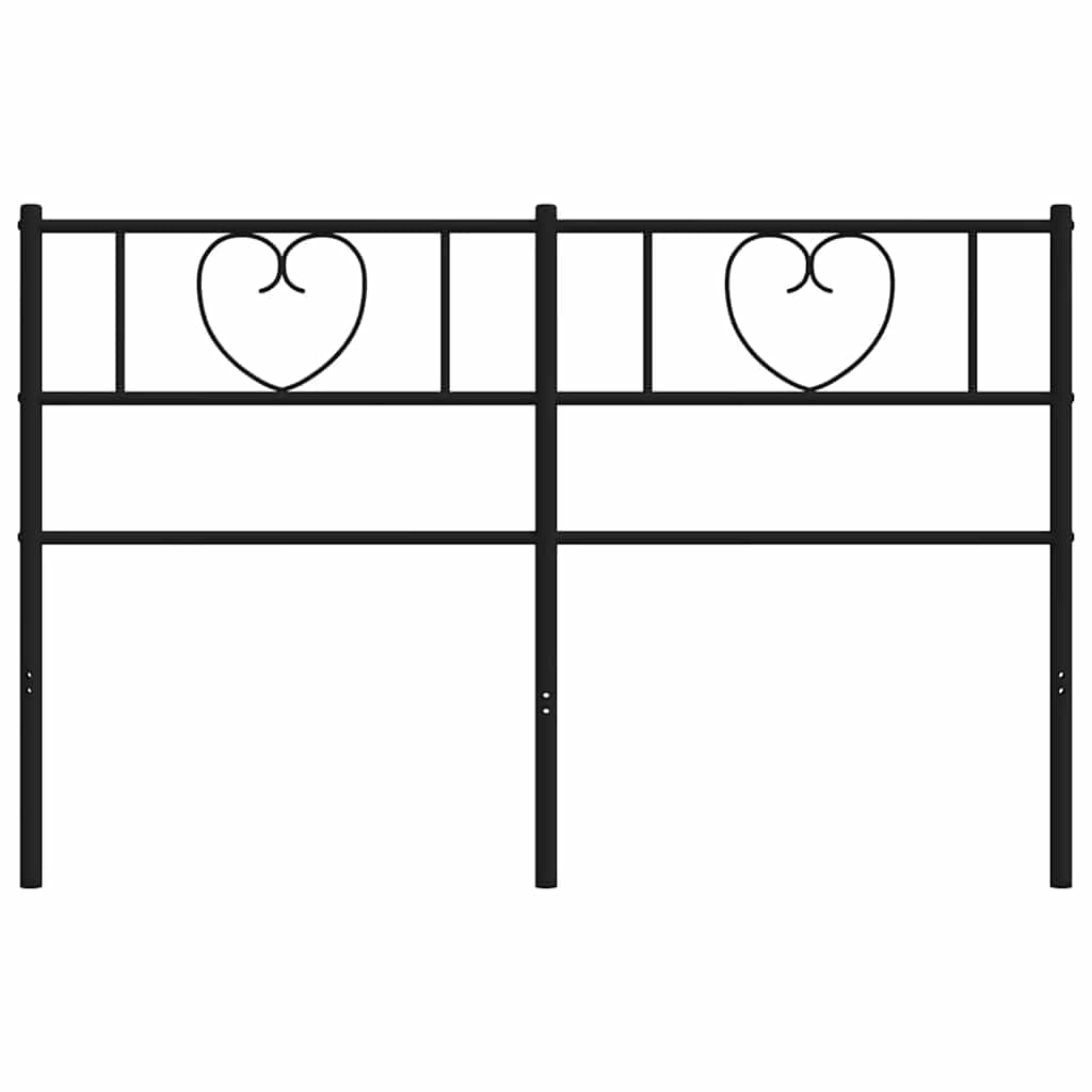 Ανταλλακτικό κεφαλάρι Μαύρο 120 εκ. Μεταλλικό