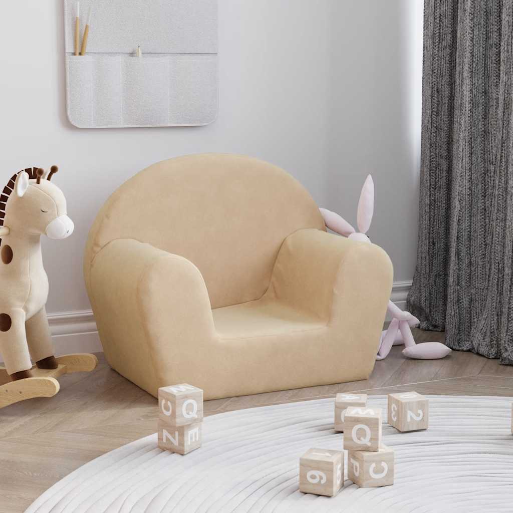 Παιδικός καναπές Cream Soft Plush