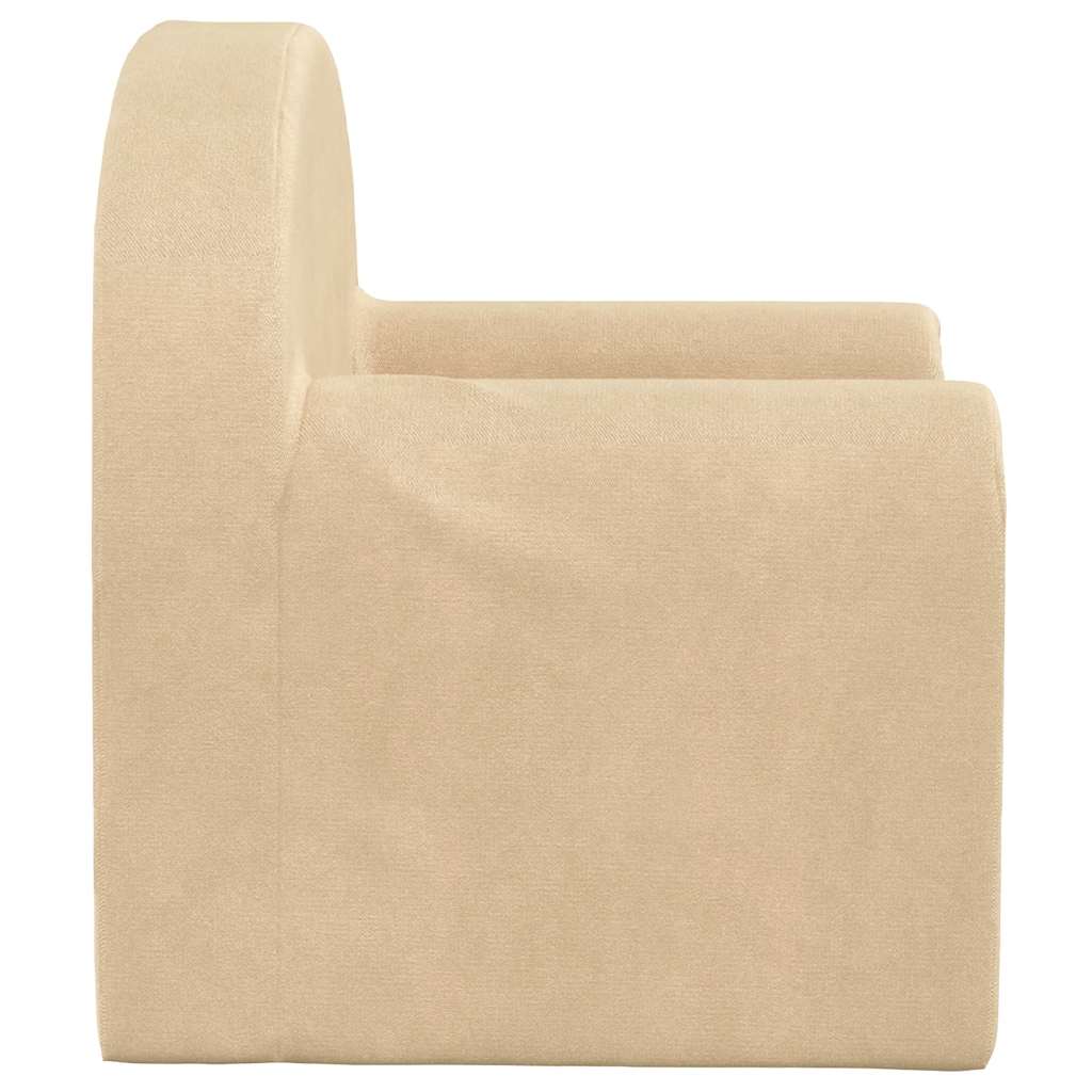 Παιδικός καναπές Cream Soft Plush - Pakobazaar