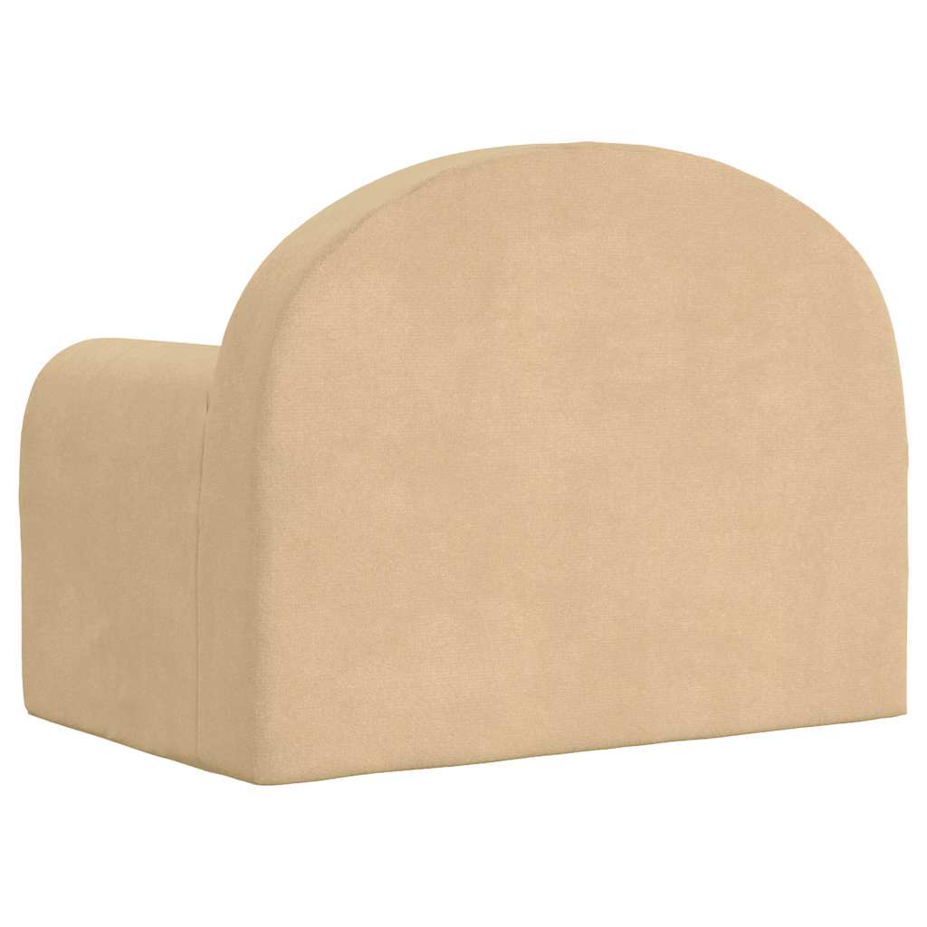 Παιδικός καναπές Cream Soft Plush - Pakobazaar