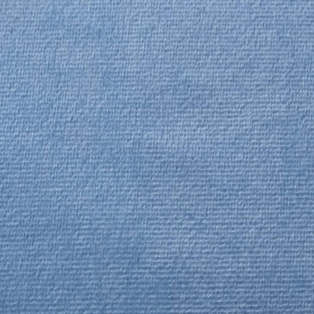 Καναπές/Κρεβάτι Παιδικός Διθέσιος Μπλε Μαλακό Βελουτέ Ύφασμα - Pakobazaar