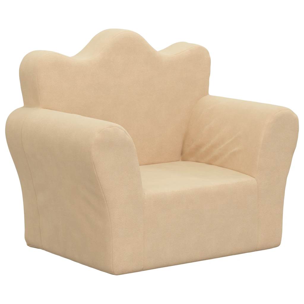 Παιδικός καναπές Cream Soft Plush