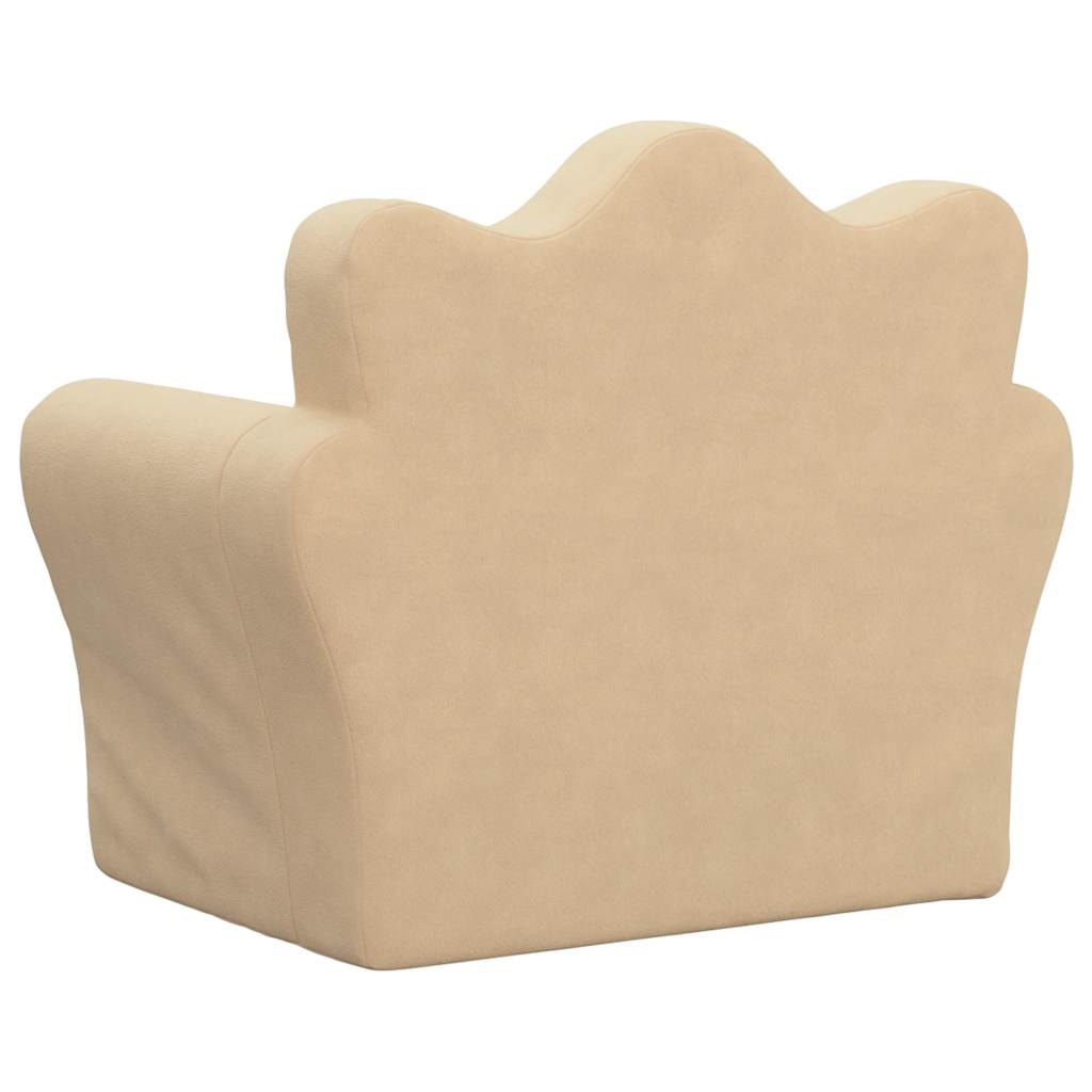 Παιδικός καναπές Cream Soft Plush