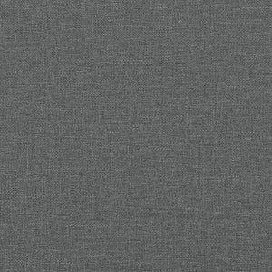 Καναπές Διθέσιος Σκ. Γκρι 120 εκ. Υφασμάτινος Διακ. Μαξιλάρια