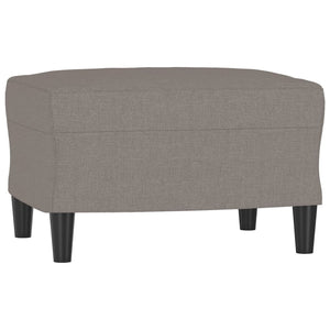 Καναπές Τριθέσιος Taupe 180 εκ. Υφασμάτινος με Υποπόδιο