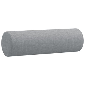 Σετ Σαλονιού 3 Τεμαχίων Αν. Γκρι Ύφασμα με Μαξιλάρια